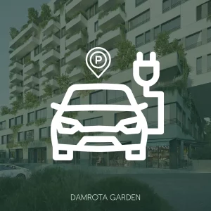 Damrota Garden, mieszkania premium, apartamenty katowice, penthouse katowice, penthous śląsk, inwestycje premium śląsk, duże mieszkania, zielone budynki, rynek pierwotny, ekobudownictwo, samochody elektryczne w bloku, mieszkania z infrastrukturą pod elektryki, garaże dla aut elektrycznych, mieszkanie z garażem dla auta elektrycznego