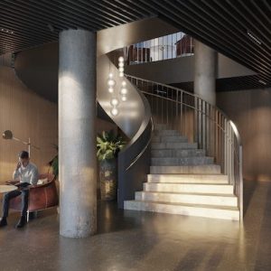 Foyer w Damrota Garden, Apartamenty z serwisem,